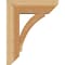 Ekena Millwork Thorton Slat Rough Sawn Bracket w/ Offset Brace, Western Red Cedar, 6"W x 16"D x 20"H BKT0604X16X20THR06RWR - alternate 4